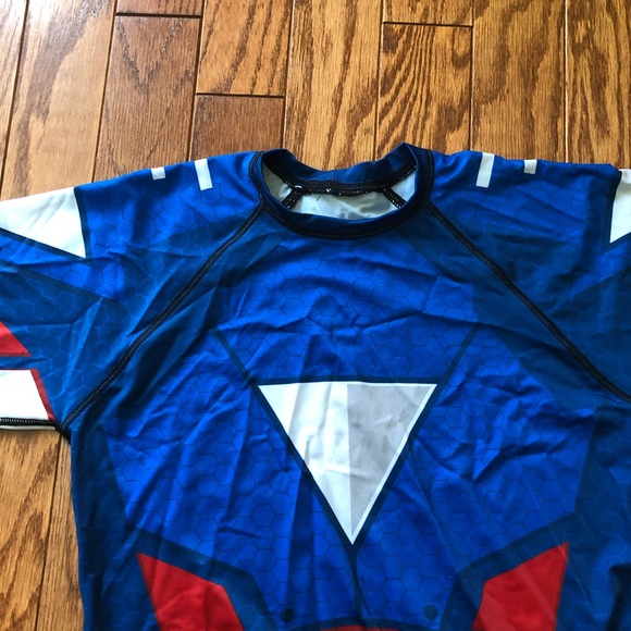 Captain America BJJ Rashguard - Picture 4 of 8